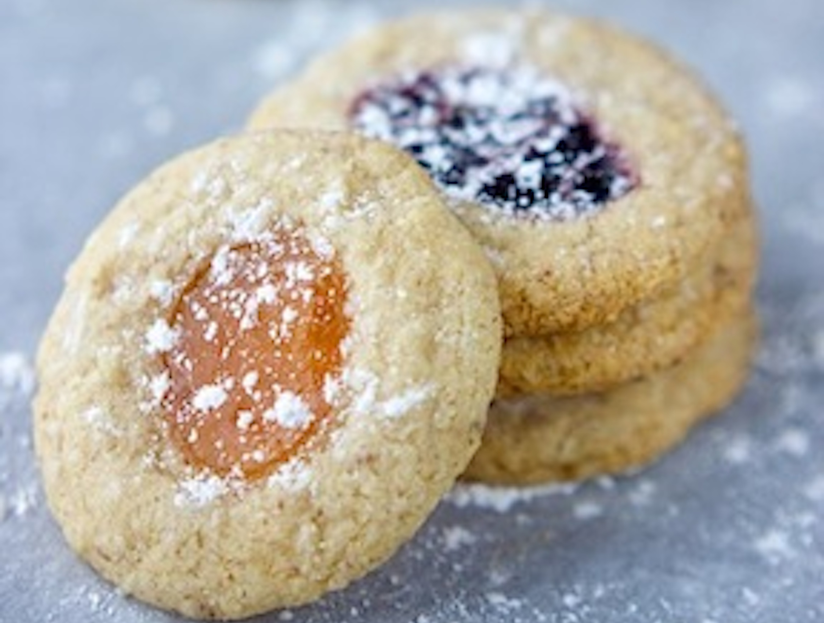 vegan thumbprint cookies