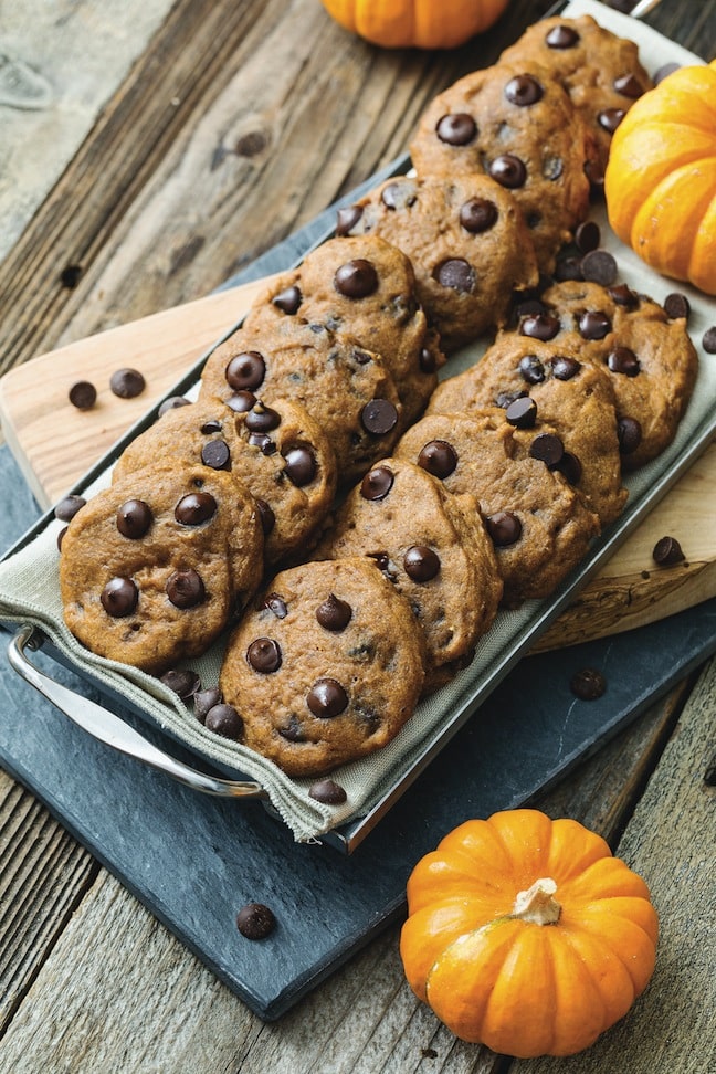 Pumpkin Chocolate Chip Cookies But I Could Never Go Vegan by Kristy Turner