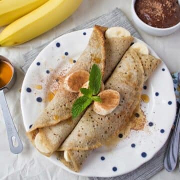 Buckwheat Crepes + Chocolate Sauce by Jenne Claiborne from Sweet Potato Soul