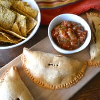 Pinto Bean, Green Olive, & Sweet Potato Turnovers