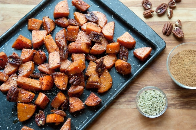 Roasted Sweet Potatoes from Leslie Cerier