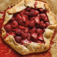 Vegan Rustic Strawberry Tart