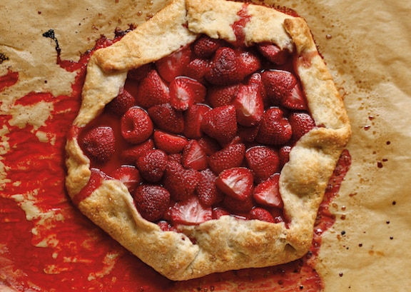 Vegan Rustic Strawberry Tart