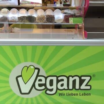 Veganz Germany- ice cream stand