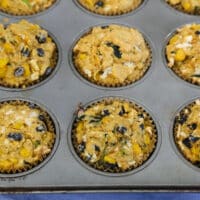 black bean, corn, and zucchini muffins