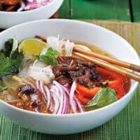 Lemongrass Noodle Bowl with Mock Duck by Isa Moskowitz