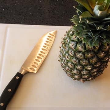 How to cut fresh pineapple