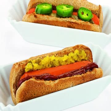Carrot "hot dogs"