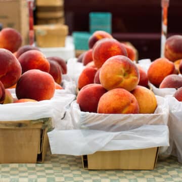 Peaches at Market