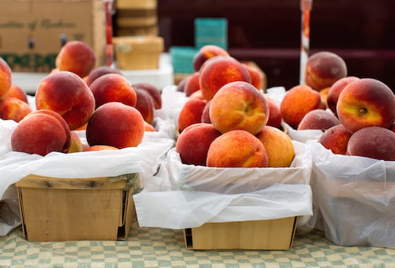 Peaches at Market