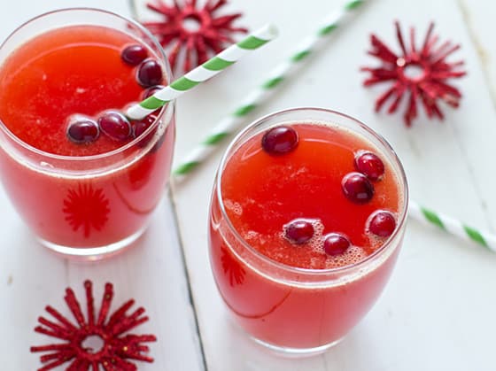 Cranberry Orange Spritzer from Oh My Veggies