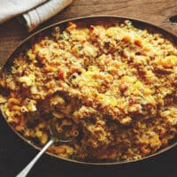 Baked butternut vegan mac n cheese