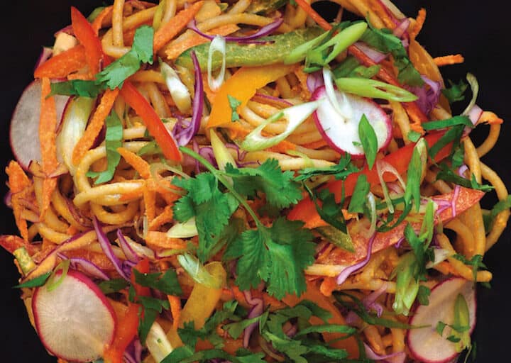 Chilled Noodles in a Spicy Sauce (Gluten-Free)