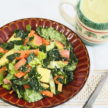 Kale, Romaine, and Apple Salad