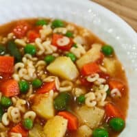 Healthy Alphabet Soup