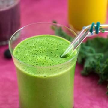 green and fruit smoothies