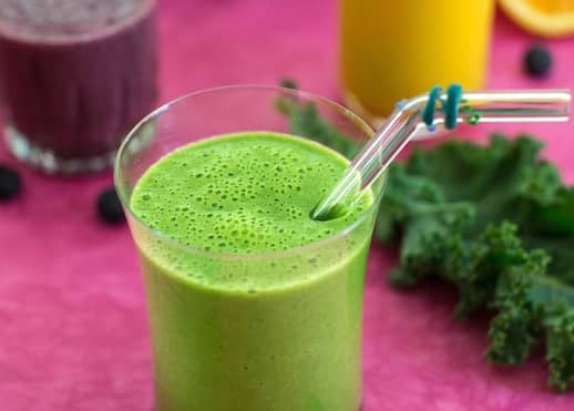 green and fruit smoothies
