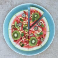 Watermelon "Pizza" snack