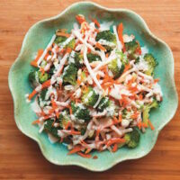 Lemony Garlic Broccoli Bowl