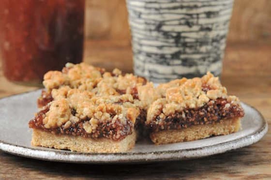 Sesame Berry Squares