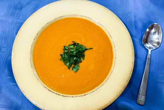 Coconut Curried Carrot Soup
