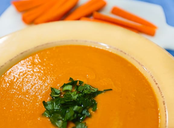 Coconut Curried Carrot Soup recipe