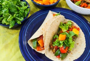 Vegan Seitan Fajitas