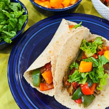 Vegan Seitan Fajitas