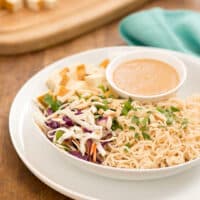 Ramen slaw with tofu recipe by Kathy Freston