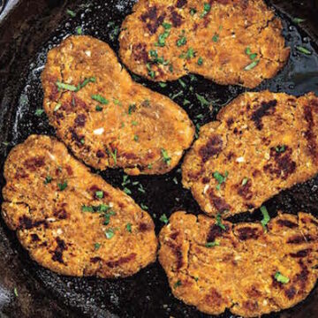 Isa Moskowitz chickpea cutlets