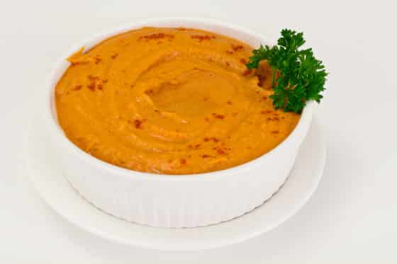 Hummus with Curry and Turmeric