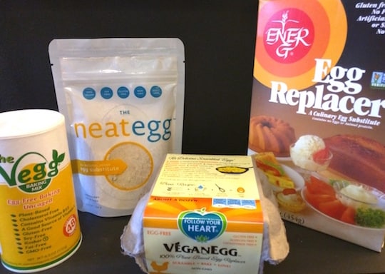 Vegan egg substitutes