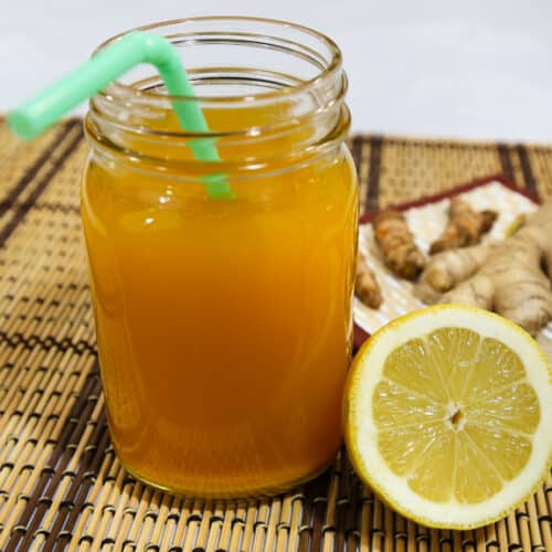 The One Tonic Turmeric, Ginger, Lemon, Rooibos Tea & ACV Vegan