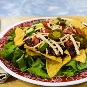 Layered Vegan Taco Salad