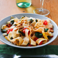 Pappardelle with chard recipe