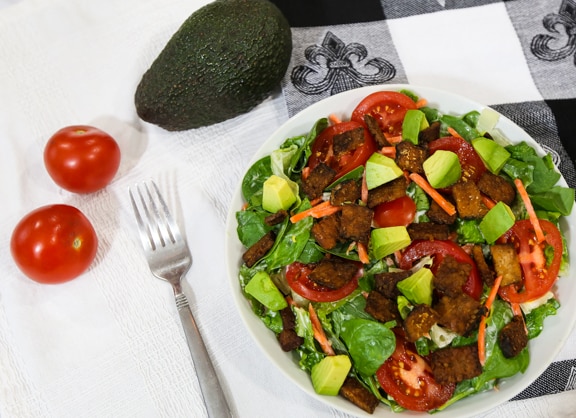vegan BLT salad recipe