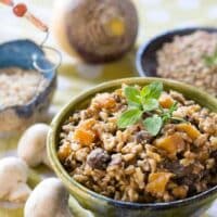 Instant Pot lentils and rice