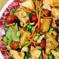 Tofu teriyaki salad recipe