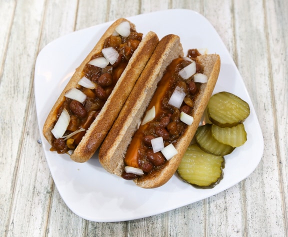 Amy's chili dogs