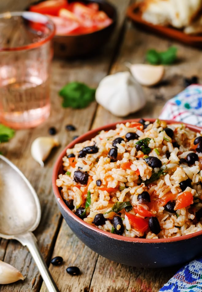 Black beans and rice