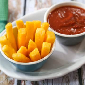 Easy Baked Polenta fries