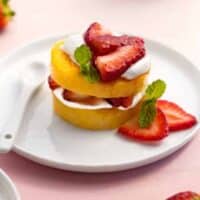 tarta de fresa vegana