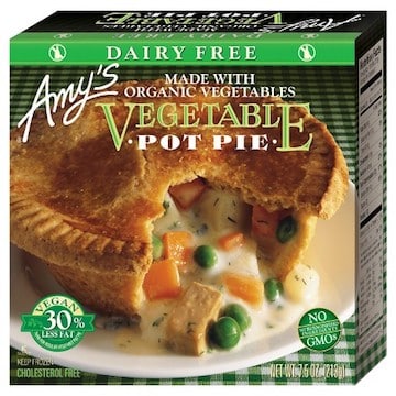 Amy's dairy-free vegetable pot pie