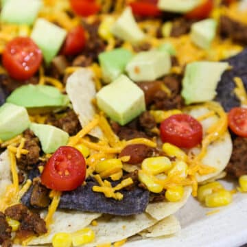 Easy vegan nachos grandes