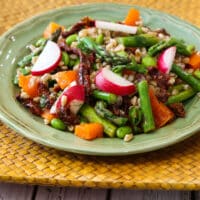 Farro asparagus salad recipe