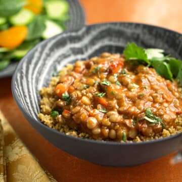 15-Minute Lentil curry dinner