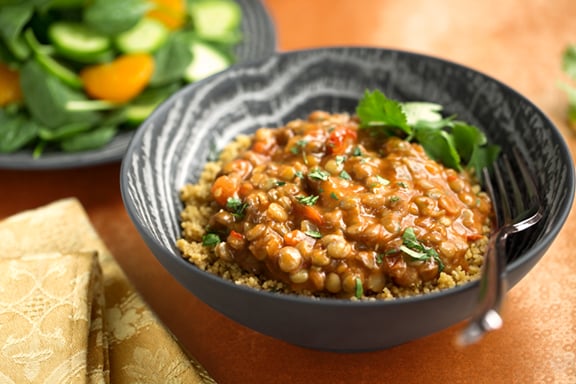 15-Minute Lentil curry dinner