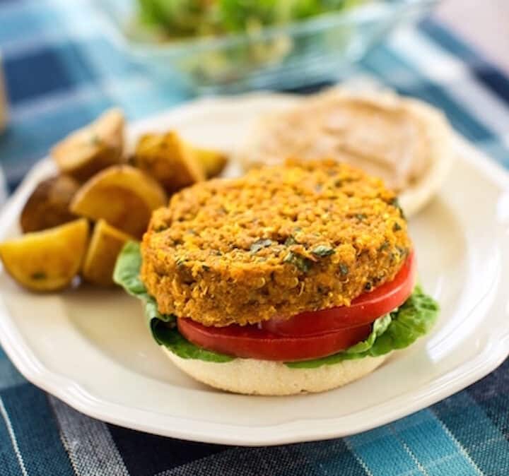 Quinoa and Red Lentil Vegan Burger Recipes