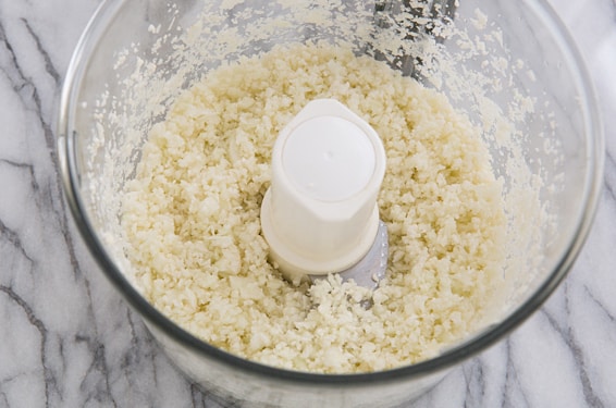 How to make cauliflower "rice"