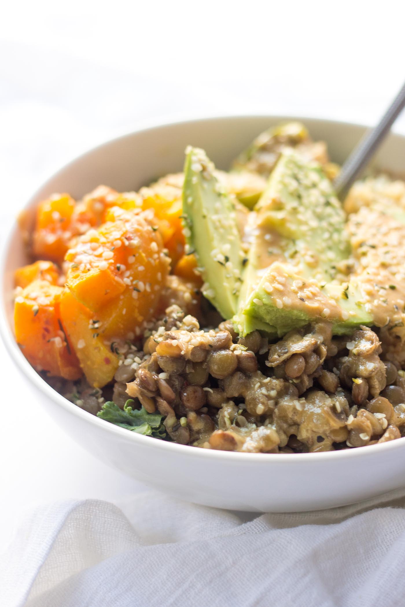 cozy quinoa buddha bowl